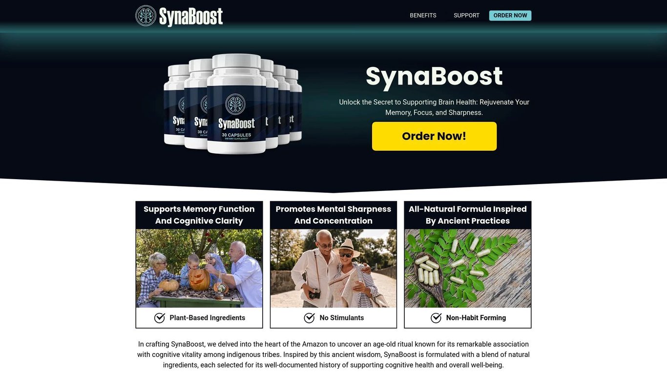 SynaBoost - NEW!!! HOT Brain Booster VSL – Skyrocket Conversions!