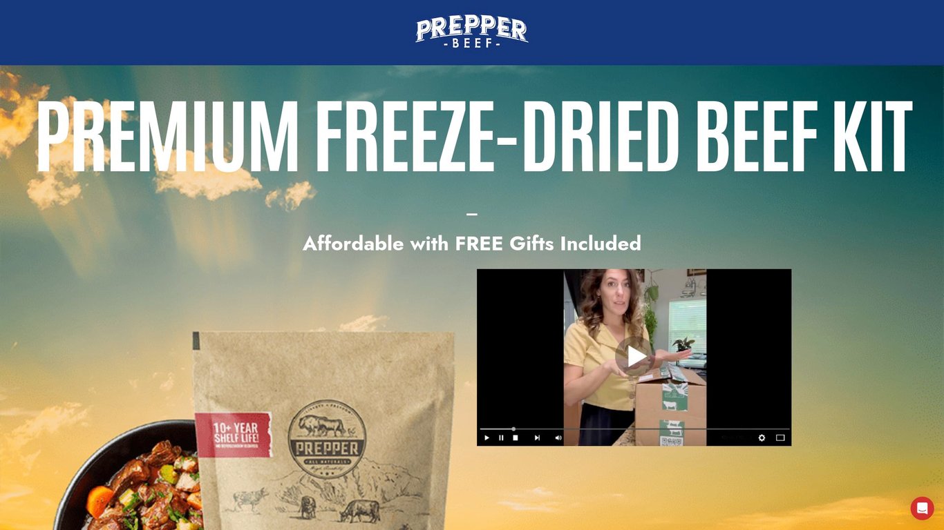 Premium Freeze-Dried Beef Steaks