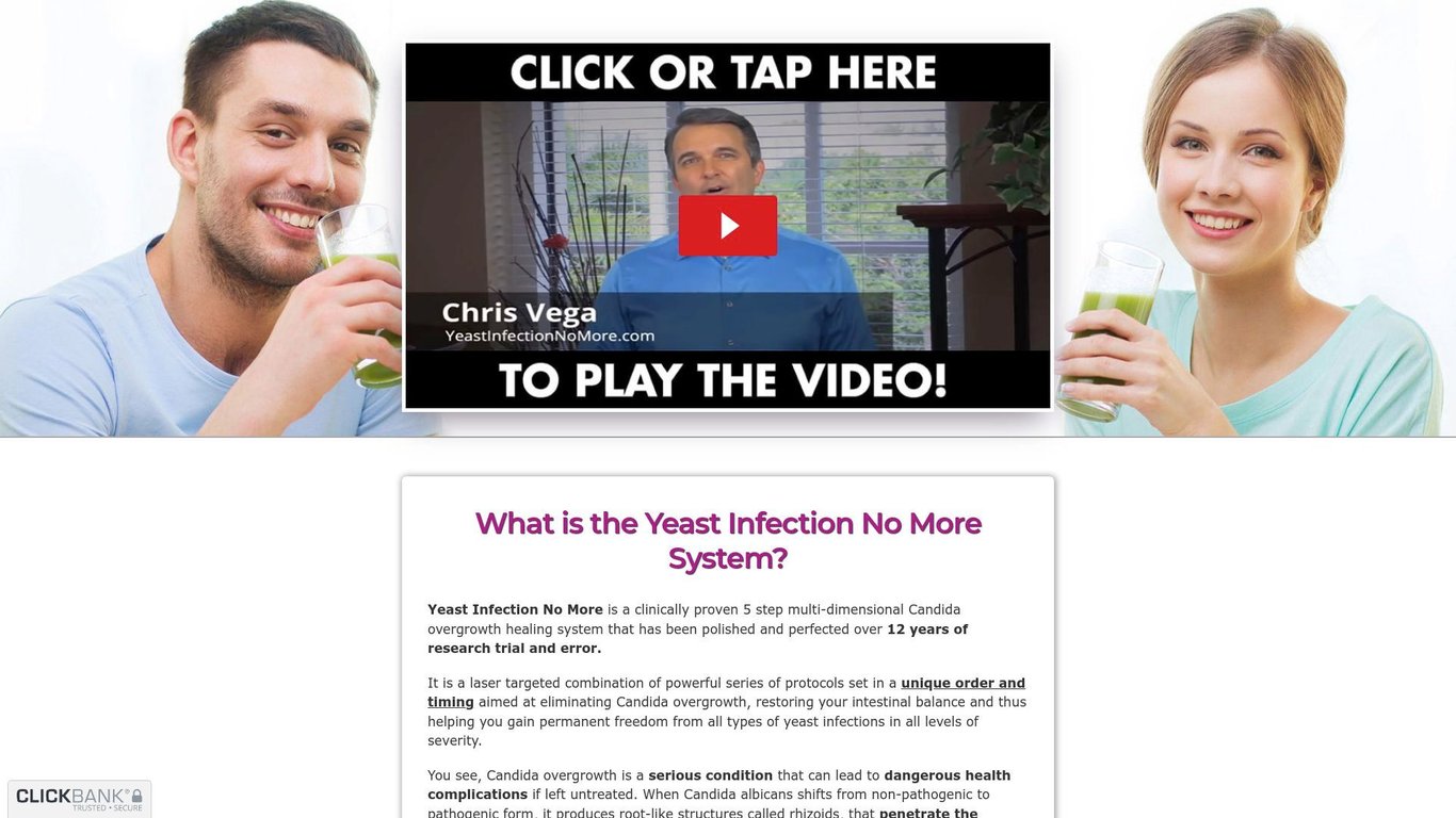 Yeast Infection No More (TM) ~ Top Candida Offer On CB!