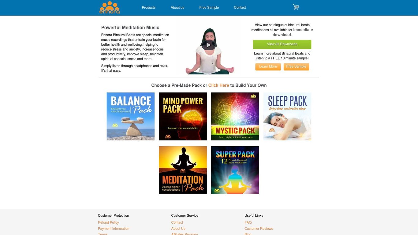 Binaural Beats Meditation by Ennora