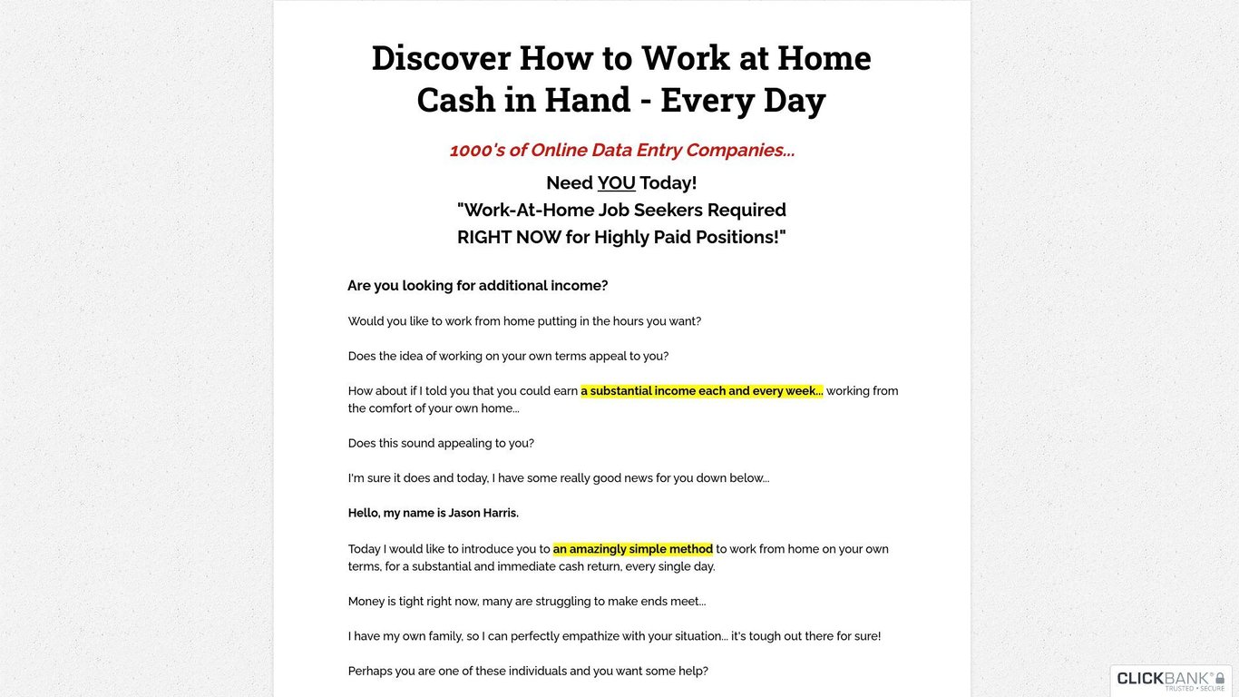 Work at Home - Online Virtual Assistant Jobs