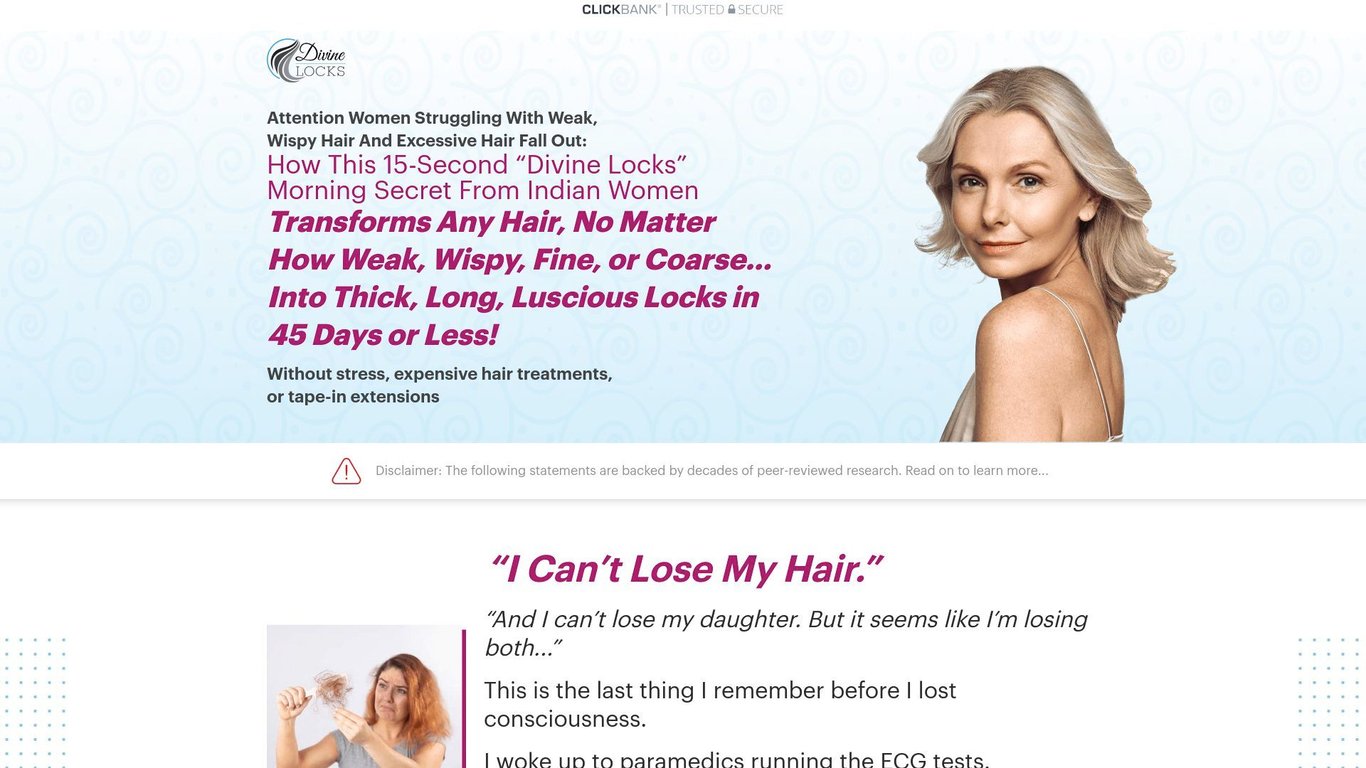 DivineLocks- New High Converting Hair Offer