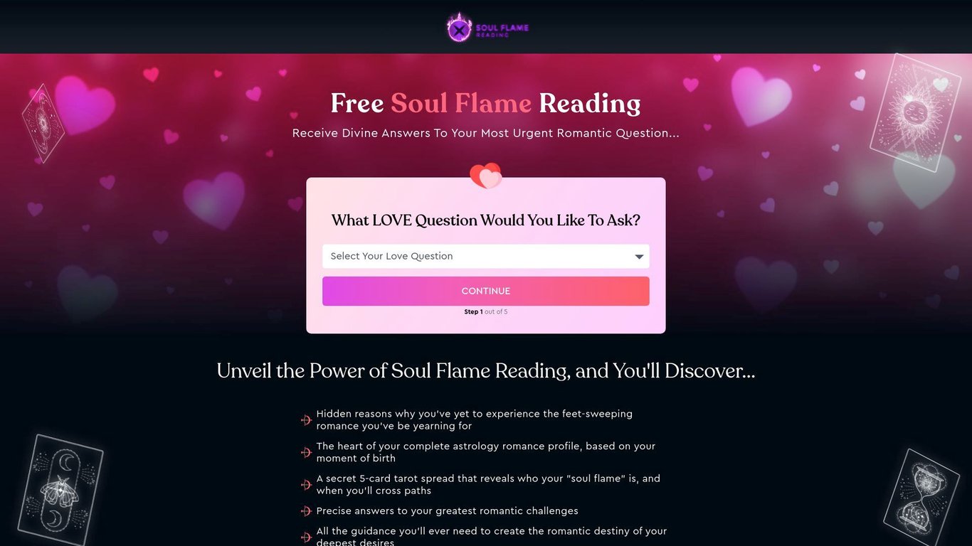 Soul Flame Reading - High Converting for Spirituality Audiences