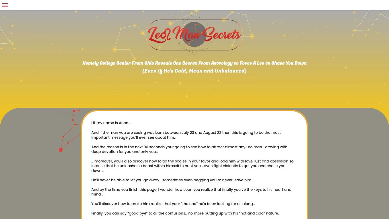 Leo Man Secrets: Make MEGA BUCKS In Hidden Niche With Desperate Buyers