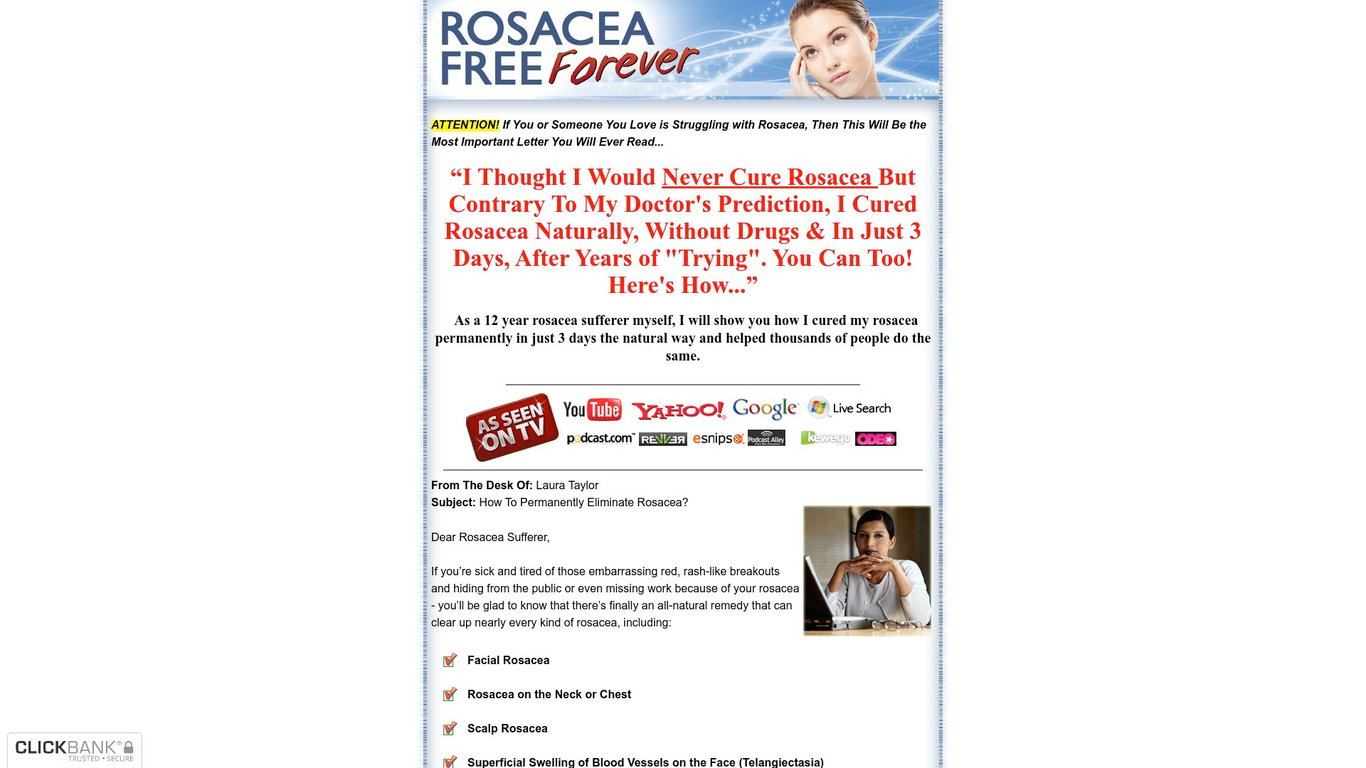 Rosacea Free Forever  - Updated for 2020