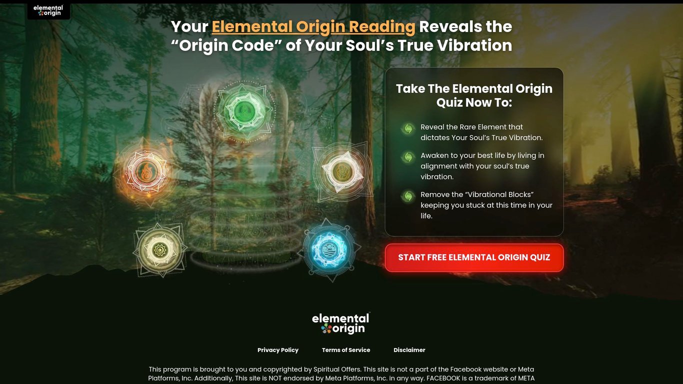 Elemental Origin - Personalized Reading That Converts