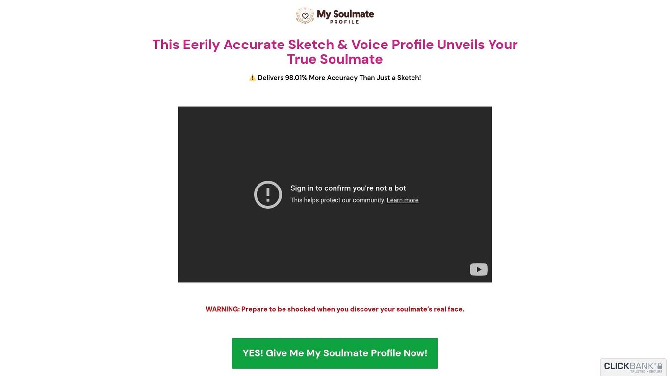 My Soulmate Profile - HOT NEW LOVE OFFER HIGH EPCs