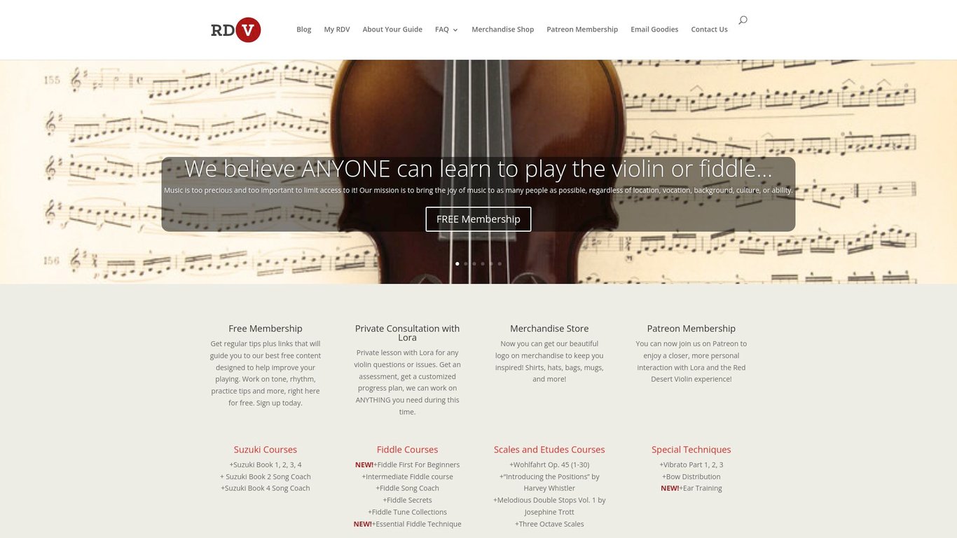 Online Violin & Fiddle Lessons